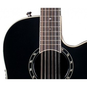 Электроакустическая гитара Ovation 2751AX-5 Standard Balladeer Deep Contour Cutaway 12-String Black