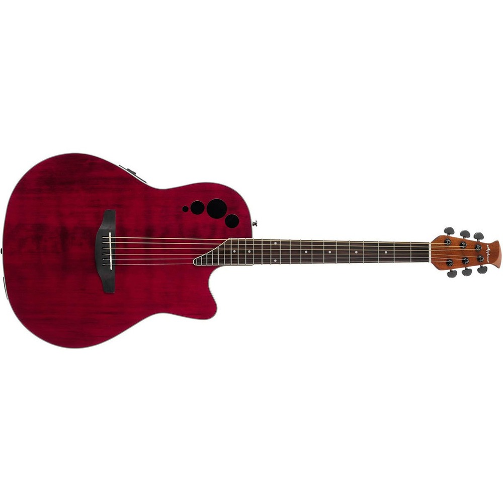 Электроакустическая гитара Ovation APPLAUSE AE44II-RR Mid Cutaway Ruby Red