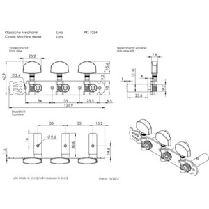 Гитарная фурнитура SCHALLER 10340563.31.13