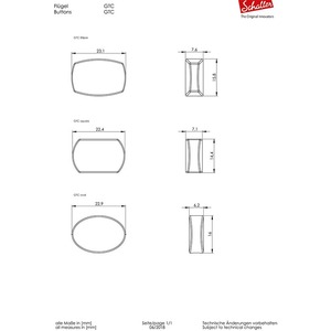 Комплект колковой механики для классической гитары SCHALLER 10610563.60.41