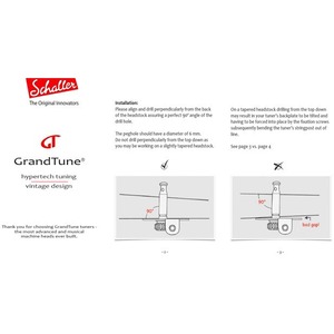 Комплект колковой механики для классической гитары SCHALLER 10610563.60.41
