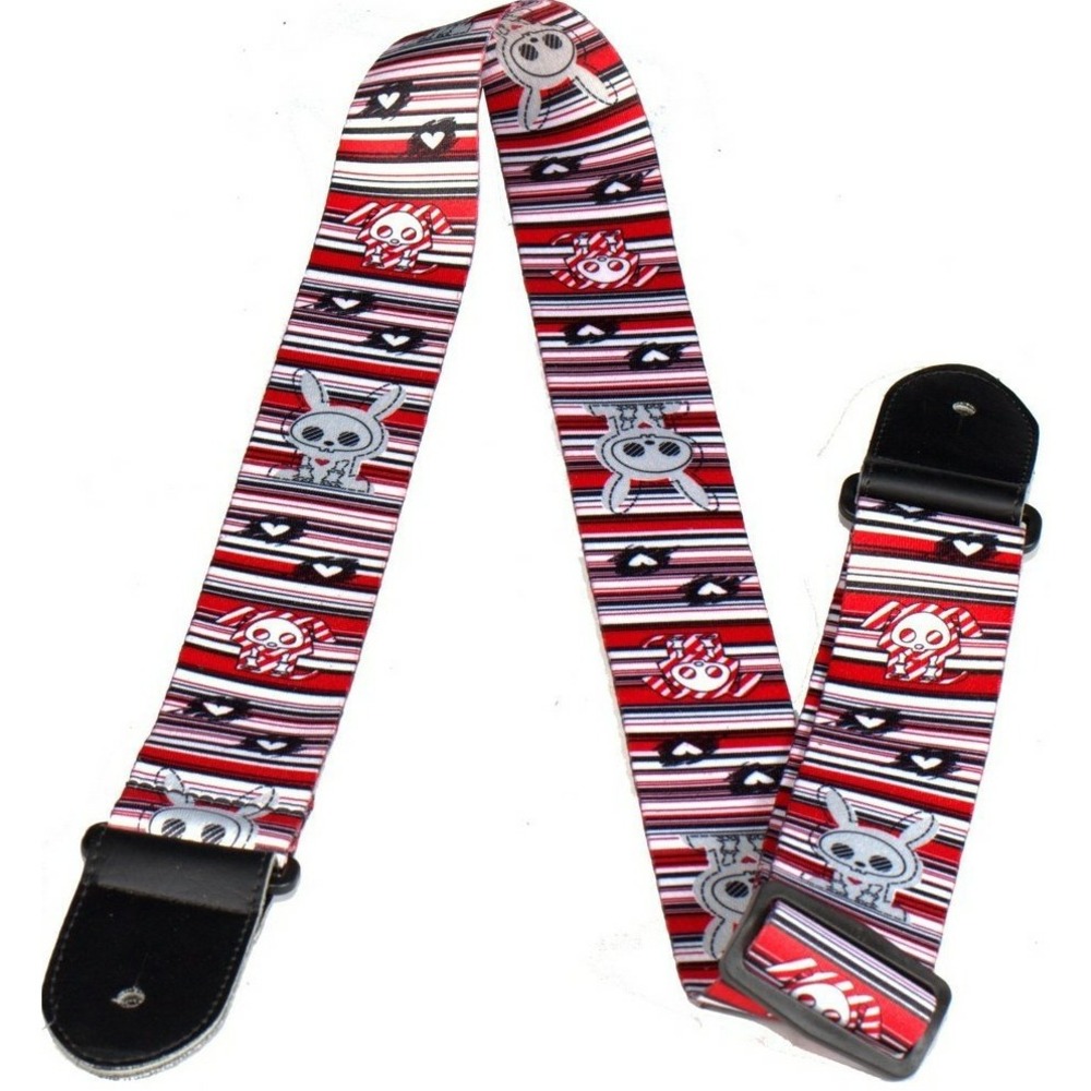 Ремень для гитары Perris LPCSA-1115 SKELANIMALS STRIPES