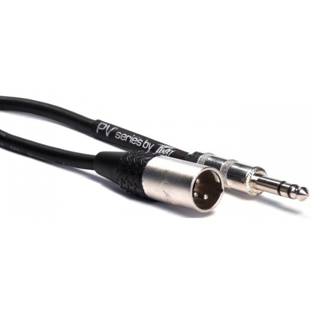 Кабель аудио 1xJack - 1xXLR PEAVEY PV 10 TRS TO MALE XLR 3.0 m