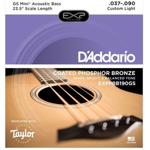 Струны для бас-гитары DAddario EXPPBB190GS