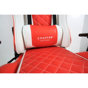 Кресло игровое ZONE 51 Спартак Гладиатор White-Red