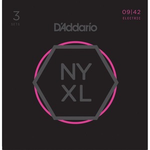 Струны для электрогитары 3 комплекта DAddario NYXL0942-3P