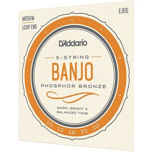 Cтруны для 5-ти струнного банджо DAddario EJ55