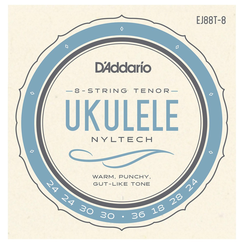Cтруны для 8-ми струнного укулеле DAddario EJ88T-8
