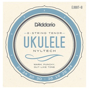 Cтруны для 8-ми струнного укулеле DAddario EJ88T-8