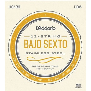 Струны для бахо сексто DAddario EJS86