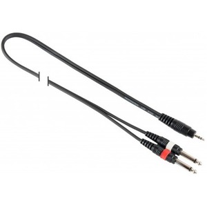 Кабель аудио 1xMini Jack - 2xJack Roxton Y-002/2M 2.0 m
