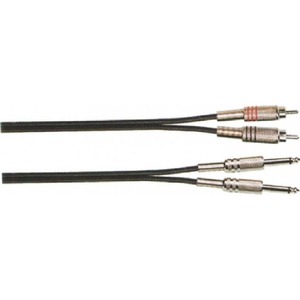 Кабель аудио 2xJack - 2xRCA Roxton DUL002/1M 1.0 m