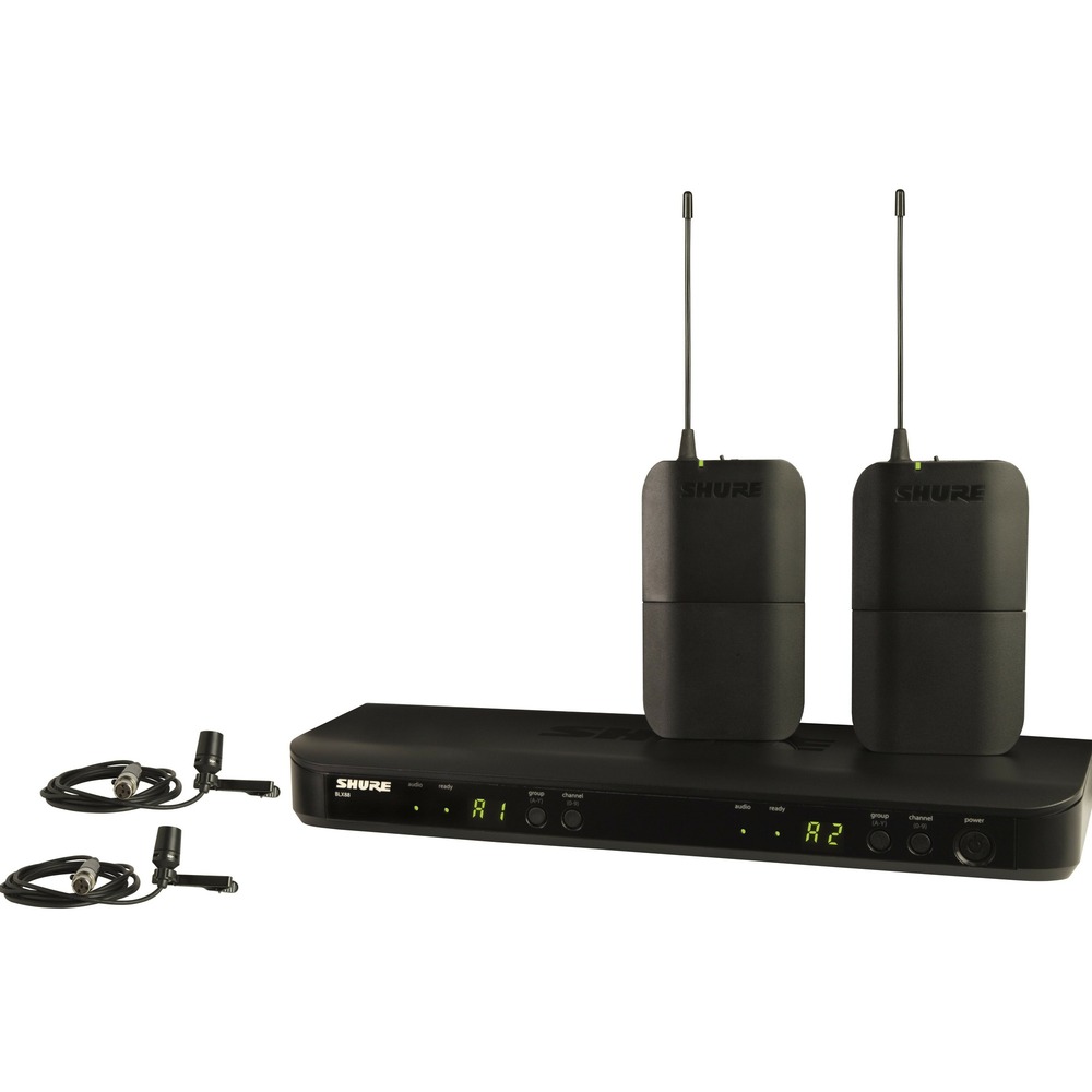 Радиосистема на два микрофона Shure BLX188E/W85 M17