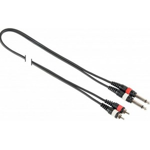 Кабель аудио 2xJack - 2xRCA Roxton DUL003/1M 1.0 m