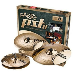 Тарелки для ударных набор Paiste PST8 Reflector Rock Set