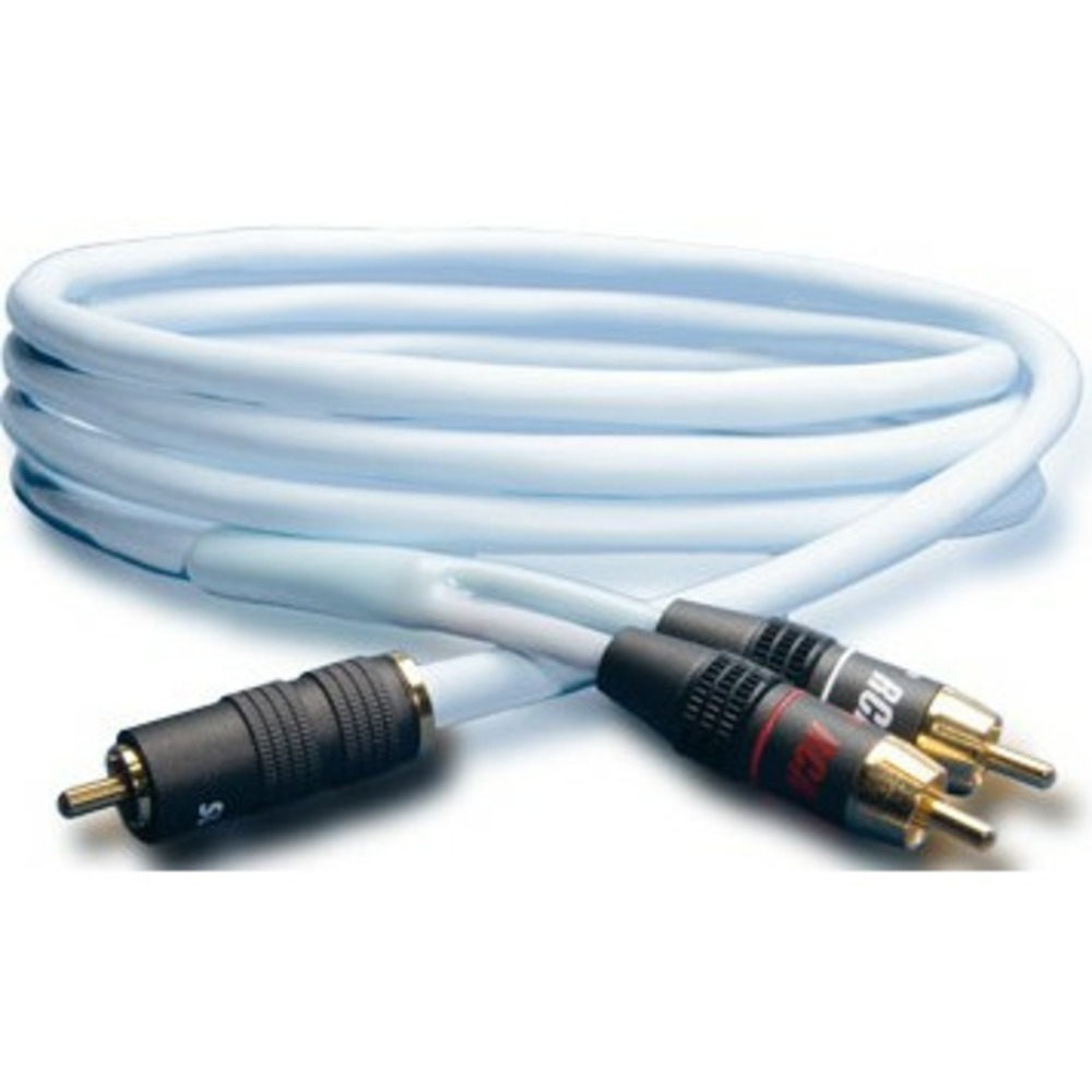 Кабель сабвуферный 1xRCA - 2xRCA Supra Y-Link Blue 12.0m