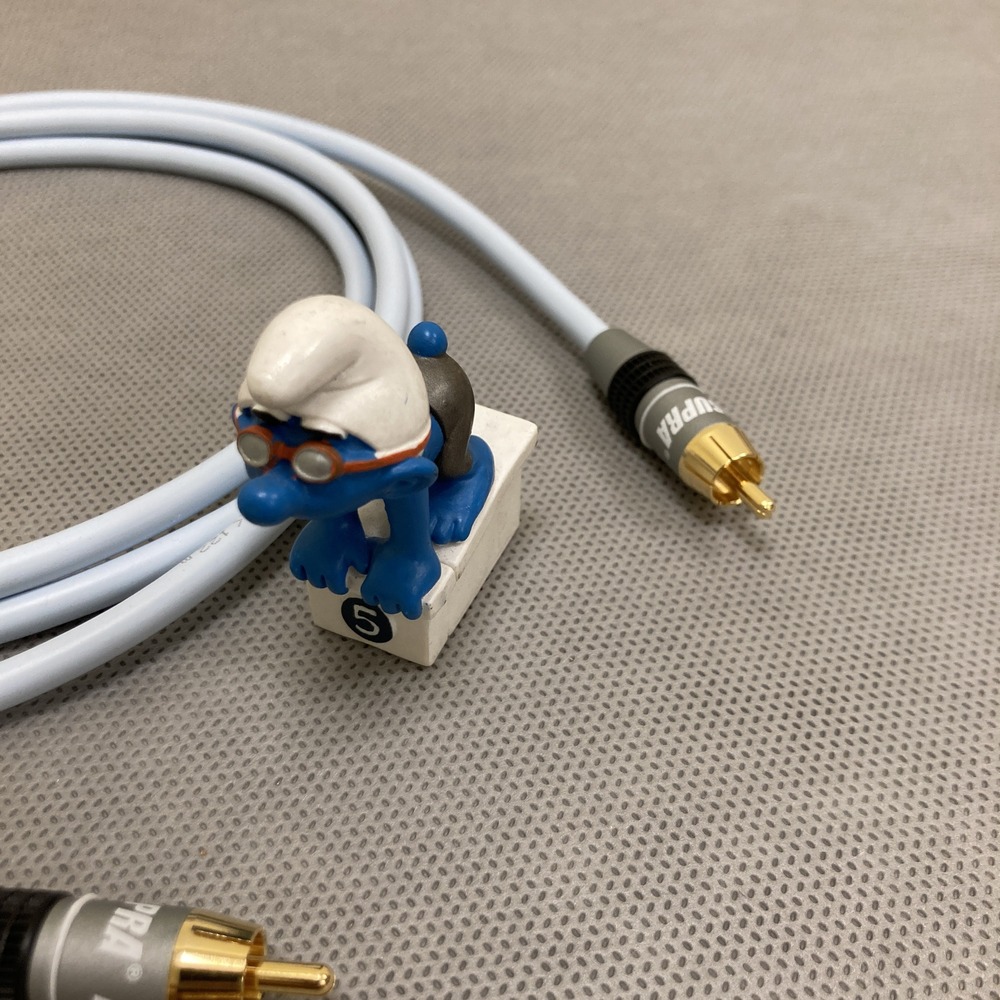 Кабель сабвуферный 1xRCA-1xRCA Supra SubLink Blue 10.0m