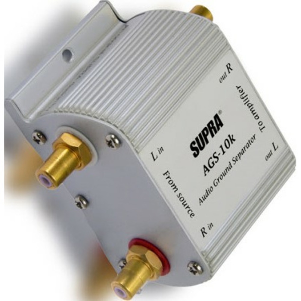 Аксессуары для усилителей Supra AGS-10K AUDIO 4XRCA