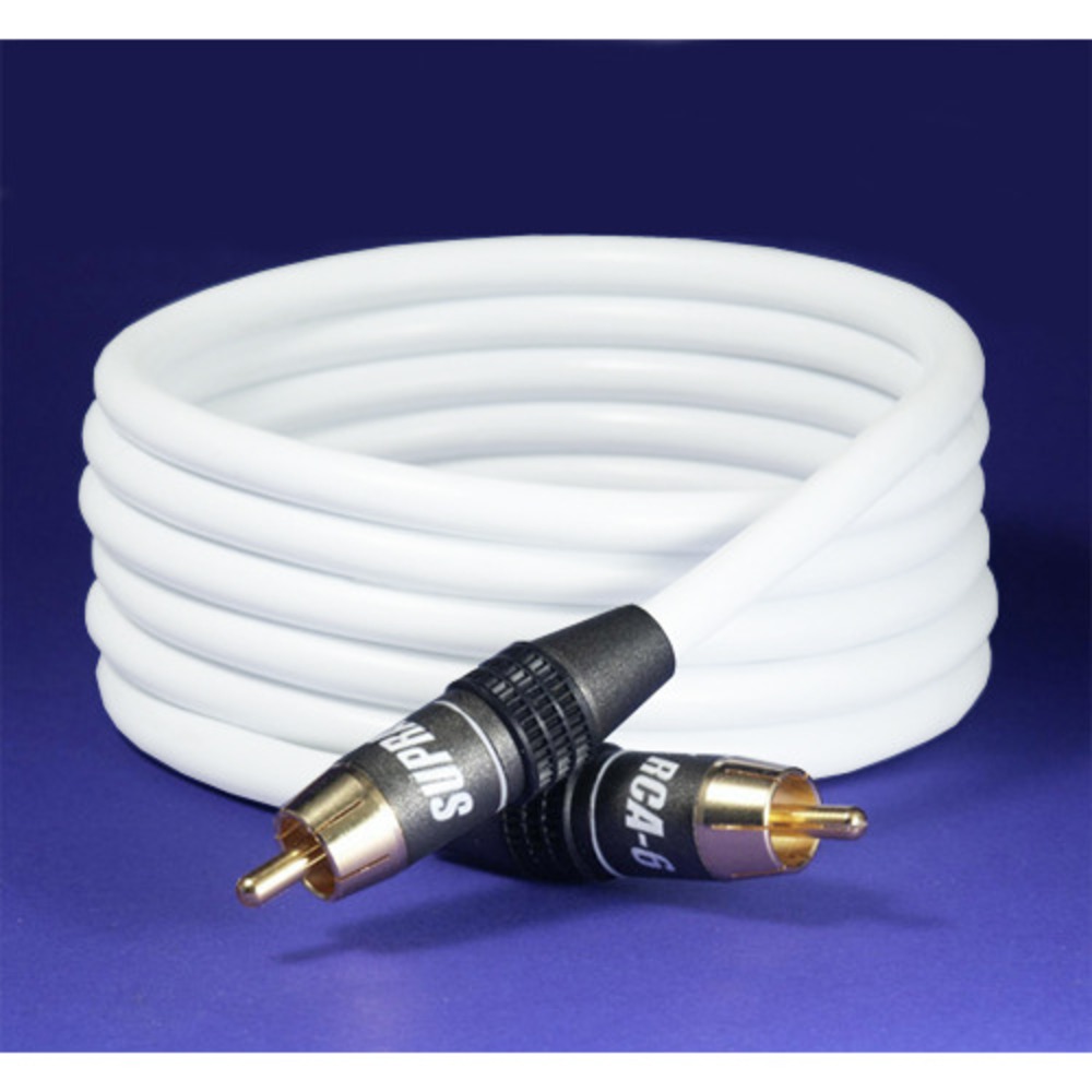 Кабель сабвуферный 1xRCA-1xRCA Supra SubLink White 10.0m
