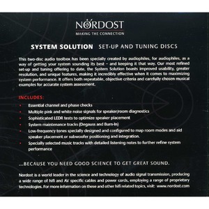 CD Диск Nordost System Solutions Set-Up and Tuning Disc
