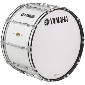 Бас барабан маршевый Yamaha MB8326 WHITE