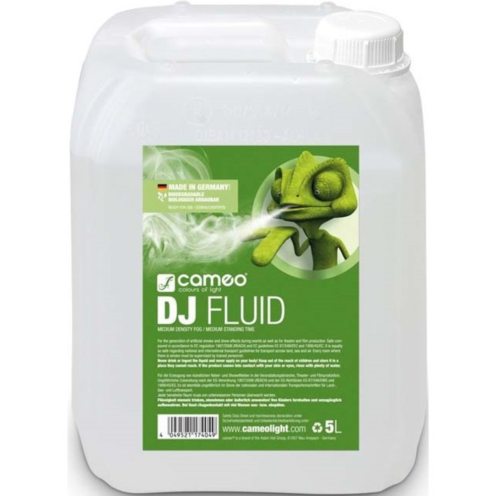 Жидкость для дыма средней плотности Cameo DJ FLUID 5L