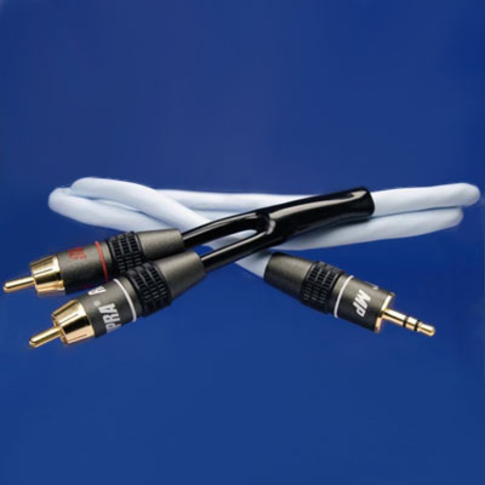 Кабель аудио 1xMini Jack - 2xRCA Supra BiLine-MP 1.0m