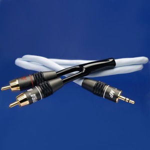 Кабель аудио 1xMini Jack - 2xRCA Supra BiLine-MP 1.0m