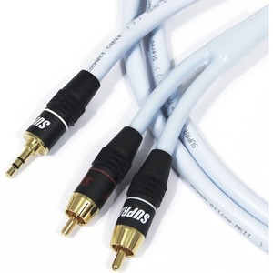 Кабель аудио 1xMini Jack - 2xRCA Supra BiLine-MP 1.0m