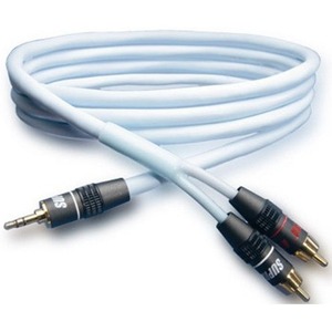 Кабель аудио 1xMini Jack - 2xRCA Supra BiLine-MP 2.0m