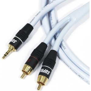 Кабель аудио 1xMini Jack - 2xRCA Supra BiLine-MP 2.0m