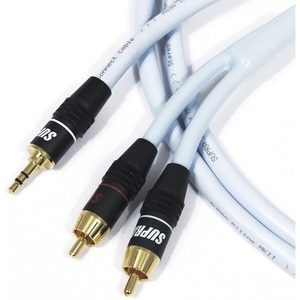 Кабель аудио 1xMini Jack - 2xRCA Supra BiLine-MP 4.0m