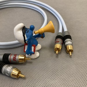 Кабель аудио 2xRCA - 2xRCA Supra Dual-Rca 1.0m
