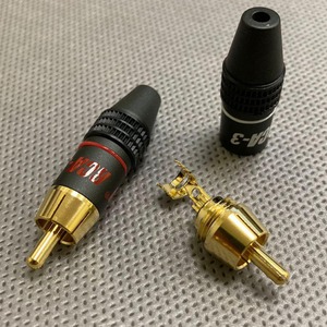 Разъем RCA (Комплект) Supra RCA-3 Plug Red/Blk Pair Bulk