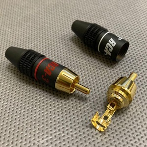 Разъем RCA (Комплект) Supra RCA-3 Plug Red/Blk Pair Bulk