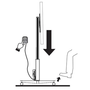 Тумба с ТВ стендом SMS Flatscreen X FH M605 Video conference Motorized