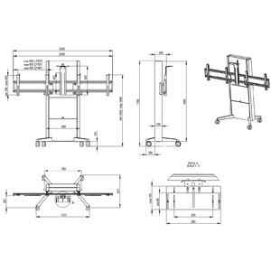 Стойка для презентационных дисплеев SMS Presence Video Conference 1650