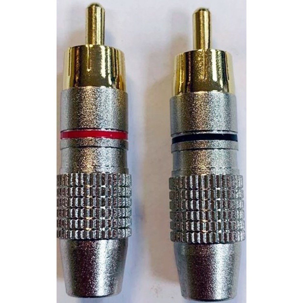 Разъем RCA (Папа) INLINE RCA x2b