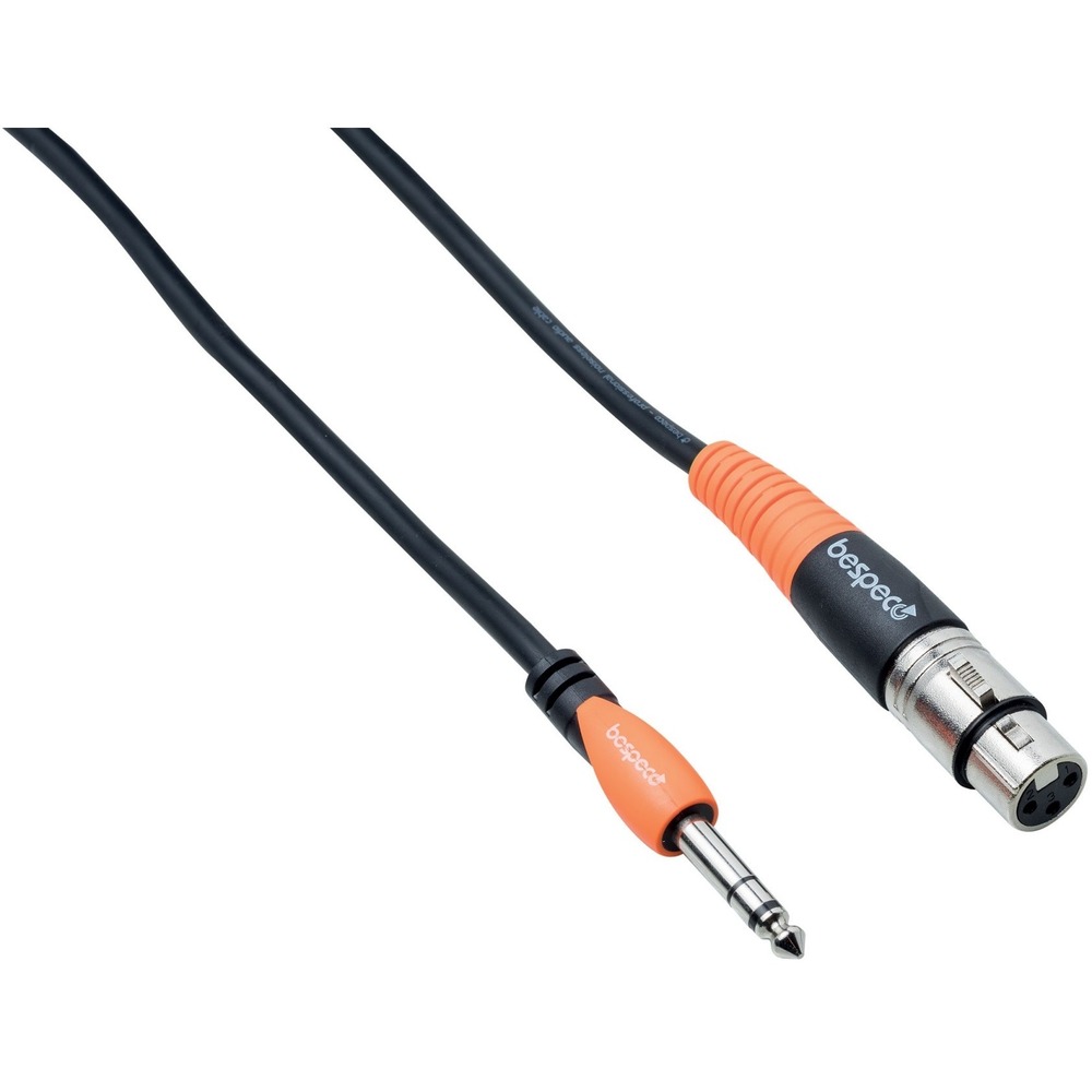 Кабель аудио 1xJack - 1xXLR Bespeco SLSF900 9.0m