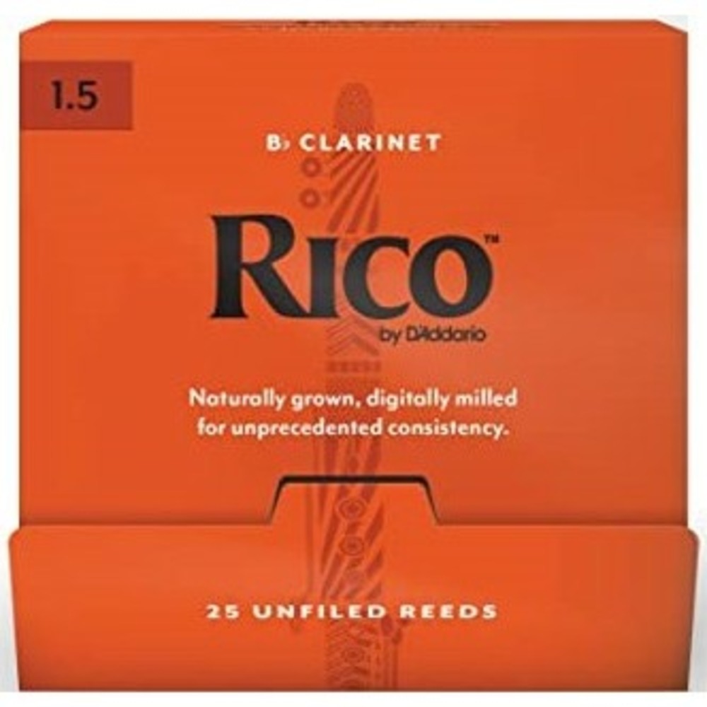 Трости для кларнета Bb DAddario Woodwinds Rico RCA0115-B25