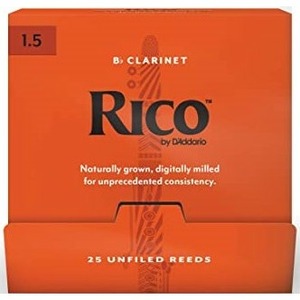 Трости для кларнета Bb DAddario Woodwinds Rico RCA0115-B25