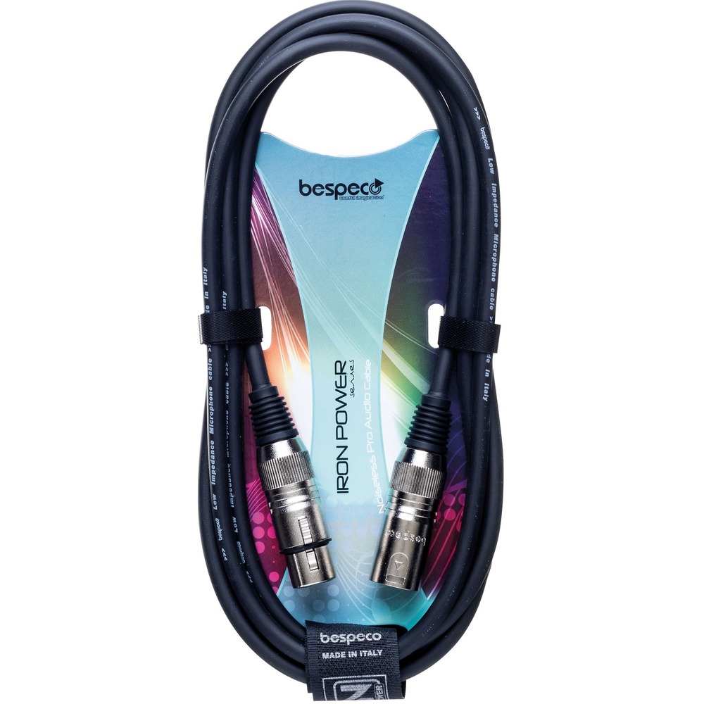 Кабель аудио 1xXLR - 1xXLR Bespeco IROMB1500 15.0m