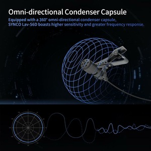 Петличный двойной микрофон для смартфонов Synco Lav-S6D