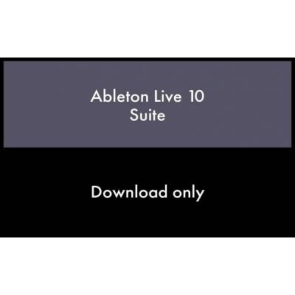 Программное обеспечение для студии Ableton Live 10 Suite UPG from Live Lite E-License