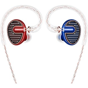 Наушники внутриканальные классические SIMGOT EN700PRO Red/Blue