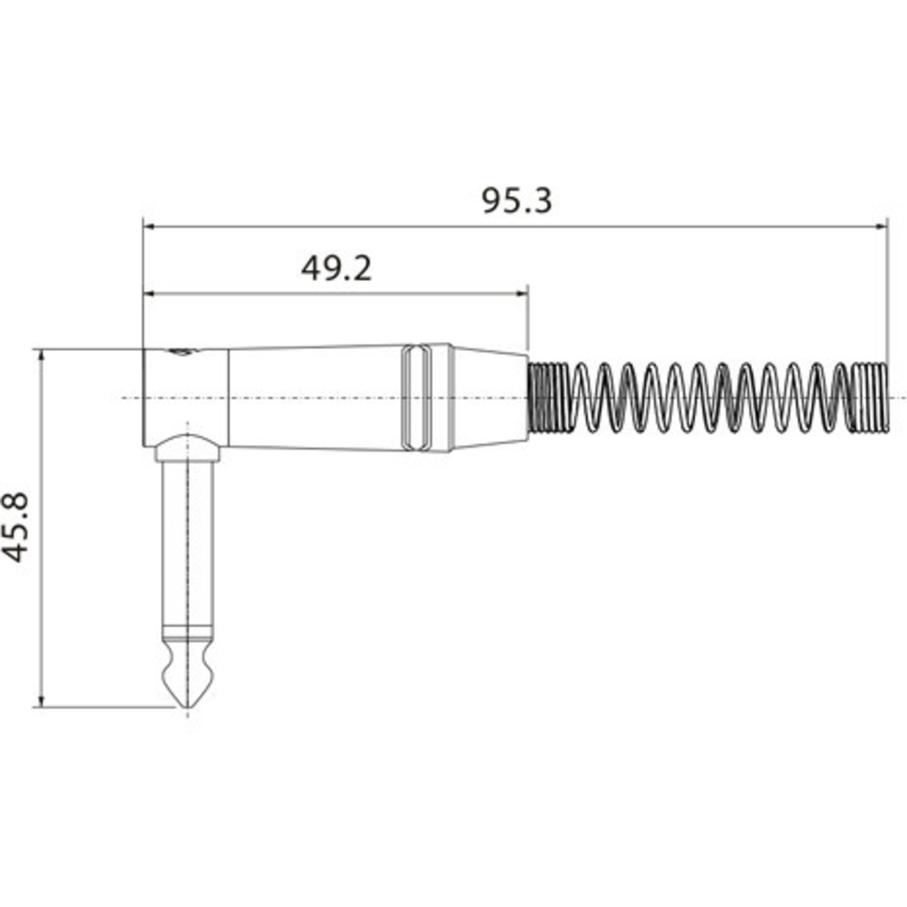 Разъем Jack (Mono) Roxtone RJ2RPP-NG