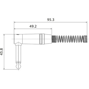 Разъем Jack (Mono) Roxtone RJ2RPP-NG