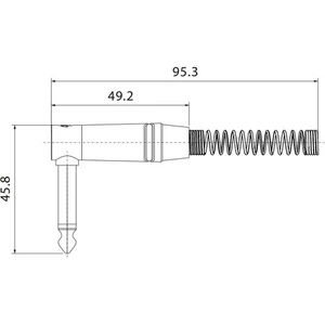 Разъем Jack (Mono) Roxtone RJ2RPP-NG