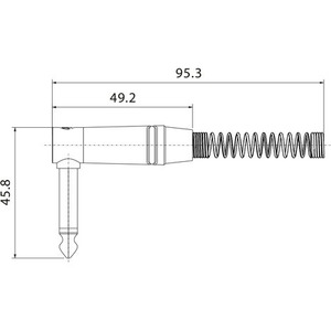 Разъем Jack (Mono) Roxtone RJ2RPP-NN