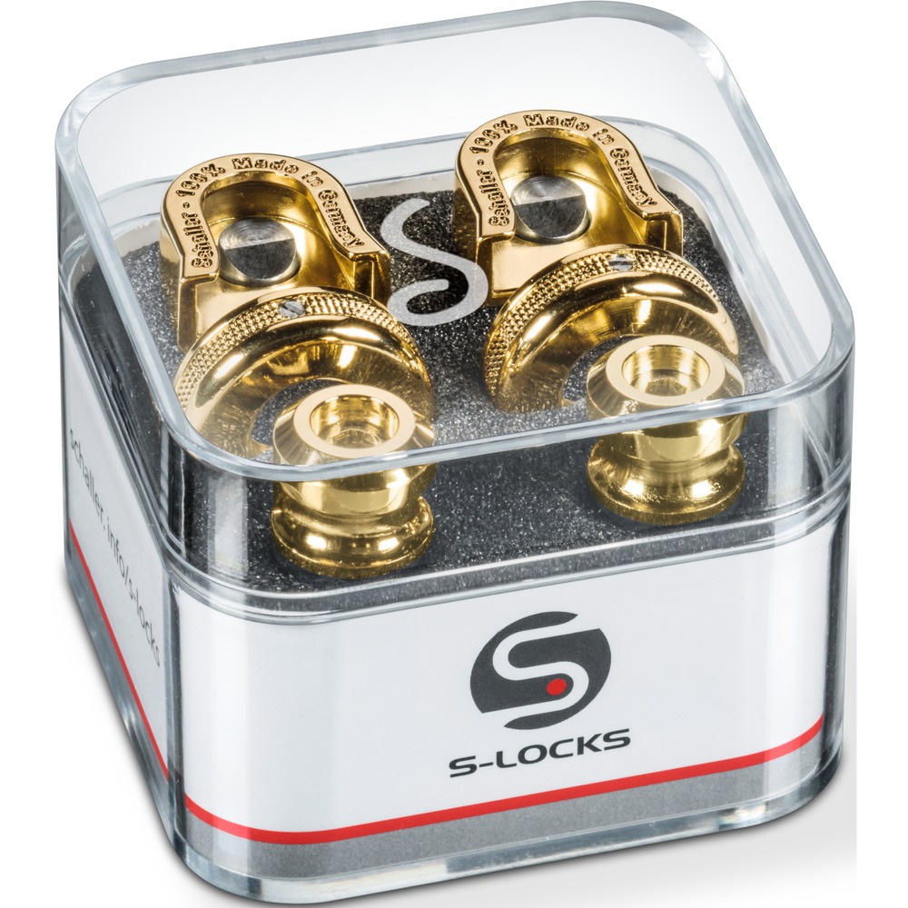 Комплект стреплоков SCHALLER 14010501 SECURITY LOCK S-LOCKS GO Gold